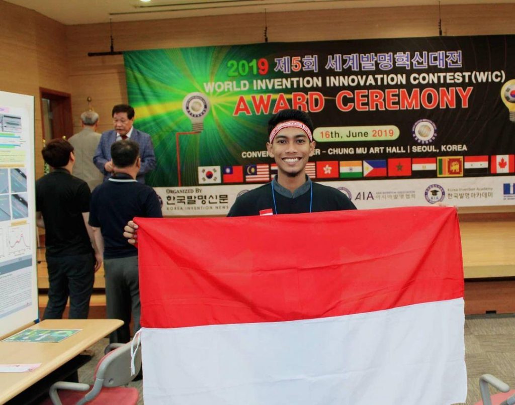 Muhammad Dava saat mewakili Indonesia di Seoul, Korea Selatan. (Sumber foto: Dokumentasi pribadi)