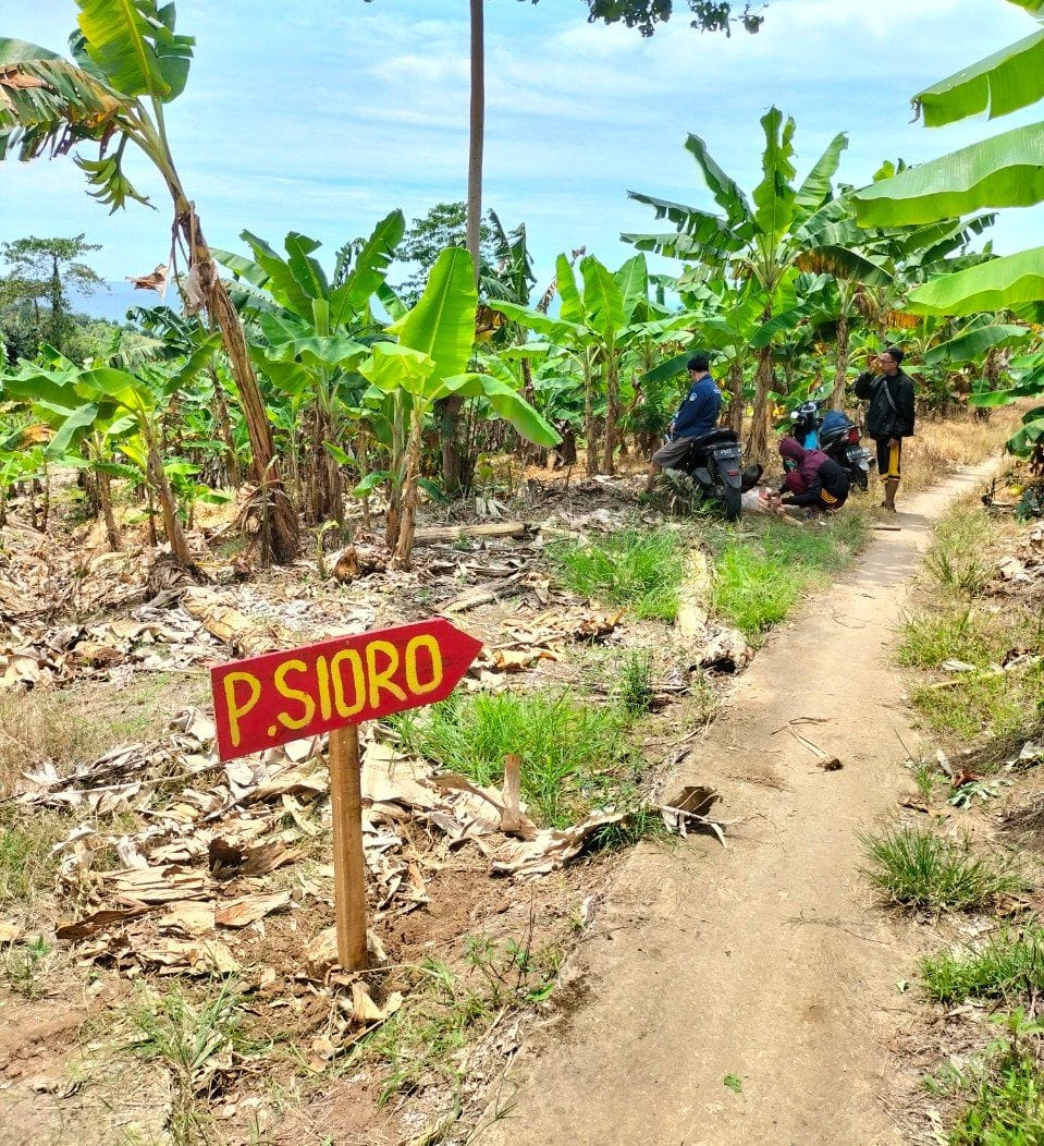 Penunjuk jalan ke Pantai Sioro